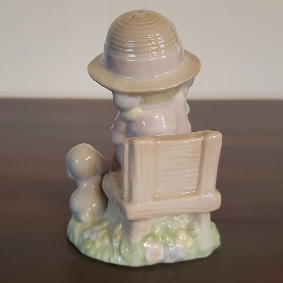 Vtg Enesco Precious Moments "Seasoned With a Smile" Salt & Pepper Shakers 1997 - Picture 3 of 9
